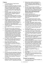 Предварительный просмотр 74 страницы Makita UR008G Instruction Manual