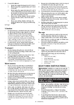 Preview for 16 page of Makita UR012G Instruction Manual