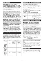 Preview for 19 page of Makita UR012G Instruction Manual