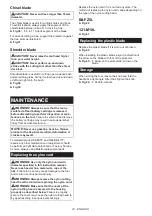 Preview for 23 page of Makita UR012G Instruction Manual