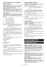 Preview for 68 page of Makita UR012G Instruction Manual