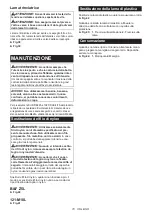 Preview for 70 page of Makita UR012G Instruction Manual