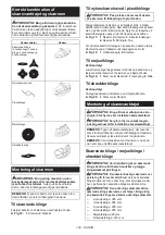 Preview for 128 page of Makita UR012G Instruction Manual