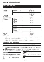 Предварительный просмотр 25 страницы Makita UR012GT401 Instruction Manual