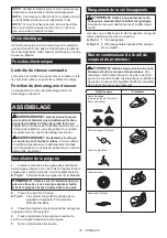 Предварительный просмотр 35 страницы Makita UR012GT401 Instruction Manual