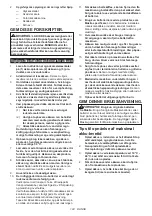 Предварительный просмотр 124 страницы Makita UR012GT401 Instruction Manual