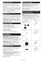 Preview for 20 page of Makita UR013G Instruction Manual