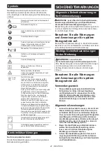 Preview for 42 page of Makita UR013G Instruction Manual