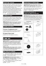 Preview for 128 page of Makita UR013G Instruction Manual