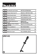 Makita UR014G Instruction Manual preview