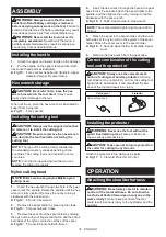 Preview for 16 page of Makita UR014G Instruction Manual