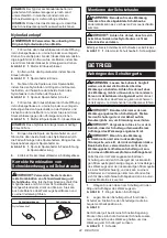 Preview for 42 page of Makita UR014G Instruction Manual