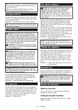 Preview for 129 page of Makita UR014G Instruction Manual