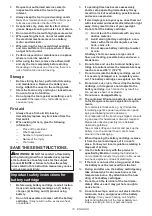 Preview for 18 page of Makita UR016G Instruction Manual