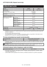 Preview for 100 page of Makita UR016G Instruction Manual