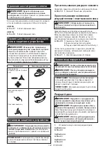 Предварительный просмотр 142 страницы Makita UR016G Instruction Manual