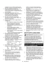 Предварительный просмотр 84 страницы Makita UR100D Instruction Manual