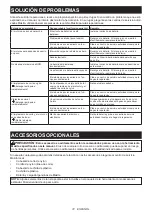 Preview for 72 page of Makita UR100DSAE Instruction Manual