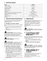 Preview for 18 page of Makita UR3000 Original Instructions Manual