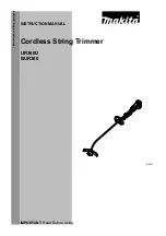 Preview for 1 page of Makita UR360D Instruction Manual