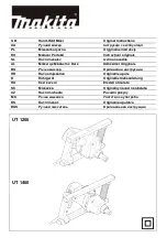 Preview for 1 page of Makita UT 1200 Original Instructions Manual