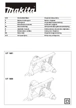 Preview for 1 page of Makita UT 1401 Original Instructions Manual