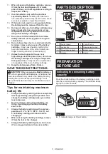 Preview for 5 page of Makita UT002G Instruction Manual