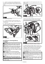 Предварительный просмотр 7 страницы Makita UT002G Instruction Manual