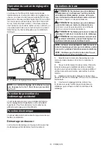 Предварительный просмотр 19 страницы Makita UT002G Instruction Manual