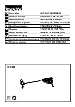 Предварительный просмотр 1 страницы Makita UT2204 Instruction Manual