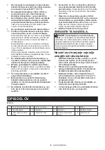 Предварительный просмотр 25 страницы Makita UX01G Instruction Manual