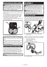 Предварительный просмотр 14 страницы Makita UX01GD201 Instruction Manual