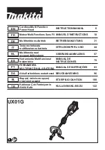 Preview for 1 page of Makita UX01GZ Instruction Manual