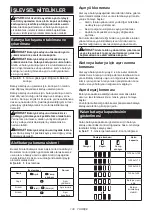 Preview for 130 page of Makita UX01GZ Instruction Manual