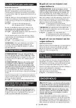 Preview for 54 page of Makita VC005GL Instruction Manual