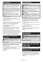 Preview for 18 page of Makita VC006GM Instruction Manual