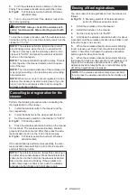 Preview for 20 page of Makita VC006GM Instruction Manual