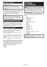 Preview for 24 page of Makita VC006GM Instruction Manual