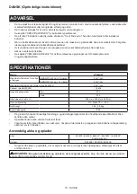 Preview for 70 page of Makita VC006GM Instruction Manual