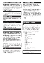 Preview for 84 page of Makita VC006GM Instruction Manual