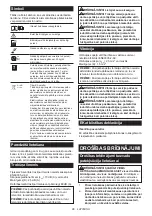 Preview for 86 page of Makita VC006GM Instruction Manual