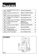 Makita VC008G Instruction Manual предпросмотр