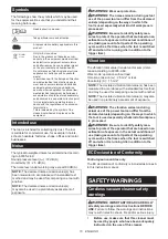 Preview for 10 page of Makita VC008G Instruction Manual