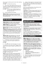 Preview for 17 page of Makita VC008G Instruction Manual