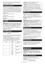 Preview for 38 page of Makita VC008G Instruction Manual