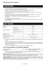 Preview for 44 page of Makita VC008G Instruction Manual