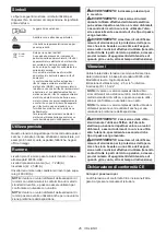 Preview for 45 page of Makita VC008G Instruction Manual