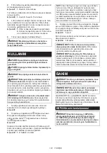 Preview for 123 page of Makita VC008G Instruction Manual