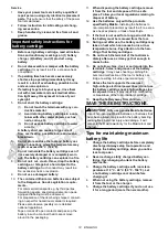 Preview for 12 page of Makita VC008GZ Instruction Manual