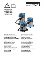 Makita VC2012L Operating Instructions Manual предпросмотр